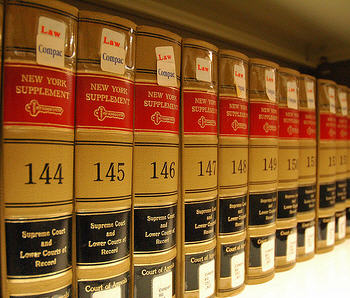 Law books